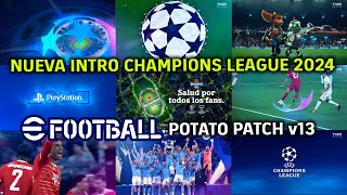 ⚽ intro 2024 CHAMPIONS LEAGUE 🌟 Ps3  eFootball 2023  ✅ PES 2018 [upl. by Aicnatsnoc961]