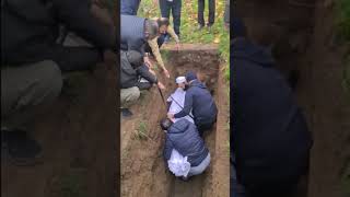 Muslim Funeral in Ireland How Muslim burying dead person [upl. by Ymeon]