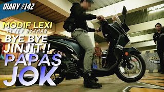 Modif Pendekin Yamaha LEXI Buat Harian amp Makin Keren Tidak Jinjit Lagi  Papas Jok Lexi Diary142 [upl. by Ahsayn32]