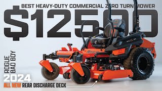 Best Commercial Zero Turn Mower  2024 Bad Boy Rogue WITH ALL NEW REAR DISCHARGE CHUTE [upl. by Lodnar]