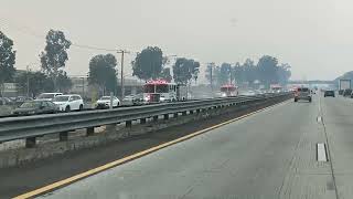 Camarillo fire evacuation Ventura county ￼ [upl. by Nedearb]