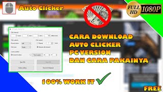 TUTORIAL CARA DOWNLOAD amp SETTING APP AUTO CLICKER DI PC  AUTO CLICKER 2021 [upl. by Ayvid]