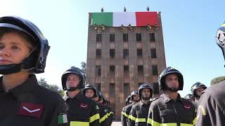 ROMA  GIURAMENTO 94° CORSO ALLIEVI VIGILI DEL FUOCO [upl. by Wun301]