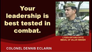 Medal Of Valor Winner LtGen Arturo Ortiz On Combat Leadership [upl. by Annoved]