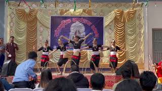 Dhimal Dance Performance Sarbo Sayo Sayo 1st position at Hetauda School Of Management 2077114 [upl. by Alexandre]