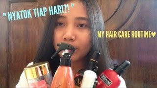 NYATOK TIAP HARI  HAIR CARE ROUTINE INDONESIA  ALDA CYRILLA [upl. by Egamlat]