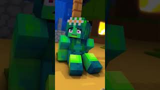 Zombie Becomes Herobrine to Save His Mother ⚡⌚⚡ Transform Watch minecraft minecraftsmp ytshort [upl. by Nagoh]