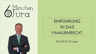 Einführung in das Familienrecht [upl. by Assirolc]