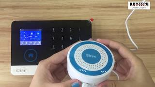 DAYTECH Wireless Siren 433Mhz Work With Our Alarm System TA01 Sale On Lazada Shopee [upl. by Eirdua]