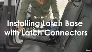 How to install the LATCH base with LATCH base connectors  Doona  Car Seat amp Stroller [upl. by Haisoj522]