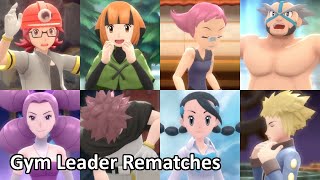 Pokemon Shining Pearl  Gym Leader Rematches [upl. by Ainnat]