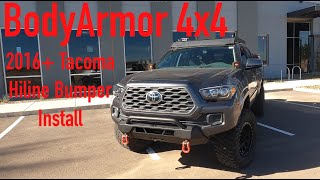 Body Armor 4x4 Hiline Bumper Install [upl. by Raf]