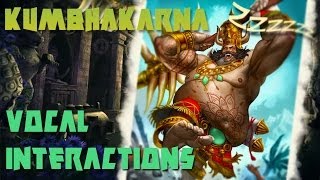 「SMITE」 Kumbhakarnas Vocal Interactions and Emotes [upl. by Lenore]