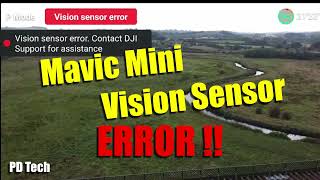 DJI Mavic Mini Sensor Error Fix [upl. by Roddy]