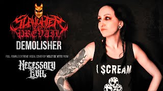 Slaughter to Prevail  Demolisher Full Female Extreme Vocal Cover [upl. by Acacia]