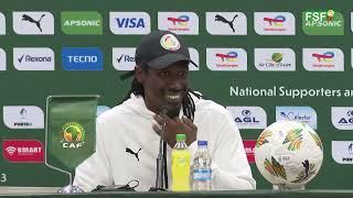 Conférence de presse daprès match SénégalCameroun 31 du coach Aliou Cissé [upl. by Nylhtac]