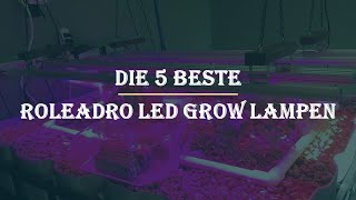 Die 5 Beste Roleadro LED Grow Lampen im Test [upl. by Analaj781]