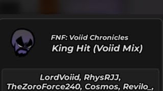 Roblox Project Afternight Voiid Cronicles  King Hit  Voiid Mix  Hard [upl. by Bendicty]