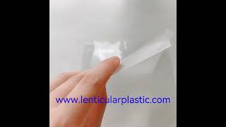 the thinnest lenticular sheet 160 lpi lenticular films025mm thickness PET 3d lenticular lens foils [upl. by Lela395]