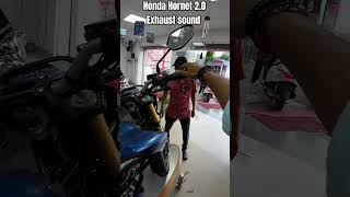 Honda Hornet 20 new model 2024 Exhaust sound honda hondahornetbs6 hornet20 [upl. by Vardon]