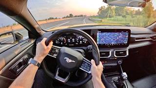 2024 Ford Mustang Ecoboost Premium  POV First Driving Impressions [upl. by Auqenahs]