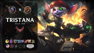 Tristana Mid vs Viktor  NA Grandmaster Patch 1323 [upl. by Cunningham]