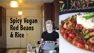 DDD Ep 49  Spicy Vegan Red Beans amp Rice [upl. by Abran]