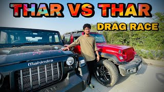 New Thar ke sath Drag Race kardi souravjoshivlogs7028 ka Popat ho gya 🥲 [upl. by Ytsirc]