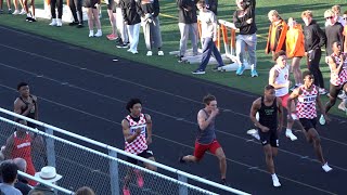 Iowa City West 100 m Dash  2024 Hawkins Relays [upl. by Gladis]