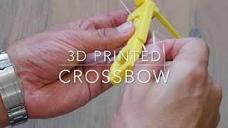 3d printed mini crossbow [upl. by Akemej562]