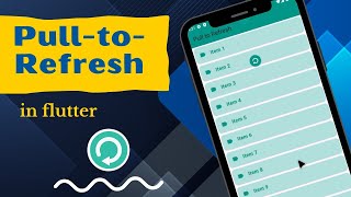 Pull Down to Refresh in Flutter  Easy tutorial [upl. by Ayek]