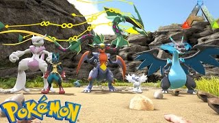 ALL MEGA POKEMON IN ARK POKEMON EVOLVED amp HOW TO GET THEM Ark Modded Gameplay [upl. by Elissa699]