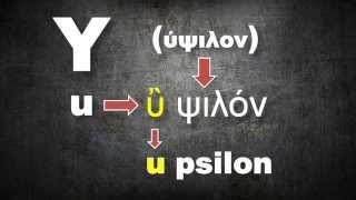 Greek alphabet the CORRECT pronunciation [upl. by Ycal]