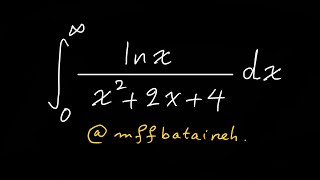 Integral of lnxx22x4 from 0 to infinity [upl. by Luht652]