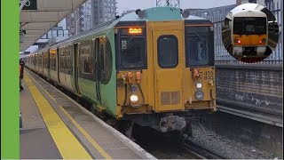 Class 455 departs East Croydon [upl. by Asteria]