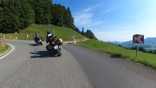 Vorarlberg dag 1 Honda NT1100 DCT [upl. by Dorine548]