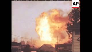 CRESCENT CITY CHEMICAL EXPLOSION  COLOUR  NO SOUND [upl. by Witt]