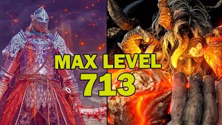 Elden Ring  MAX LEVEL 713 VS Bosses Gameplay [upl. by Ocko362]