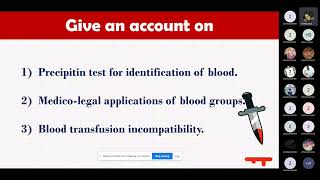 Forensic Blood Stain 3 Questions Dr Ghadeer Abdelaal [upl. by Halima]