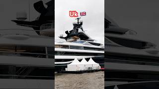 122m luxury superyacht KISMET docked at LONDON [upl. by Taub]