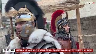 Natale 2023 a Matera con il suggestivo presepe vivente tra i sassi [upl. by Annahtur292]