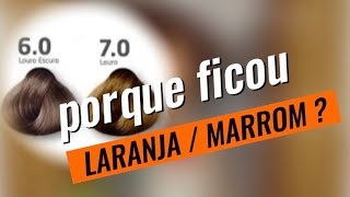 Loiro escuro ficou laranja porque [upl. by Coplin971]