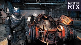 BVS BATFLECK BATMAN amp AMADEUS BATMOBILE SKIN MOD GAMEPLAY  BATMAN ARKHAM KNIGHT [upl. by Anahpets]