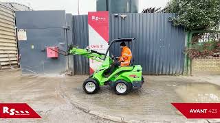 AVANT 423  TELESCOPIC LOADER  RS MACHINERY HIRE AND SALE [upl. by Edas]