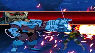 Apocalypse vs Cable XMen Mugen Compilation CPU Fights Best of 3 [upl. by Caritta]