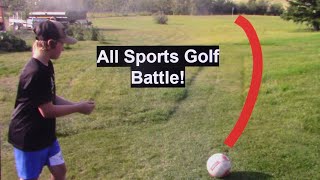 All Sports Golf Battle on the Backyard GC [upl. by Dasha]