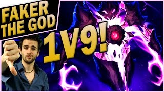 FAKER THE GOD ♦ LE VRAI ELO HELL 1v9 ♦ SKYYART CHALLENGER KOR [upl. by Ennaus]