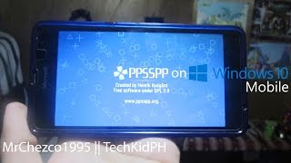 PPSSPP on Windows 10 Mobile Lumia 535 [upl. by Darrill]