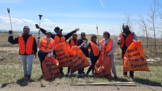 KENYANS IN CANADA 🇨🇦 GATHER TO CLEANUP THE HIGHWAYS [upl. by Orrocos]