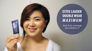 Estee Lauder Double Wear Maximum Cover 1N3 Creamy Vanilla Review amp Demo  BeautyBookCorner [upl. by Lil951]